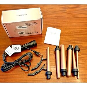 Bestope Pro 6-in-1 Curling Wand Set – Interchangeable Barrels –‎ New Open Box
